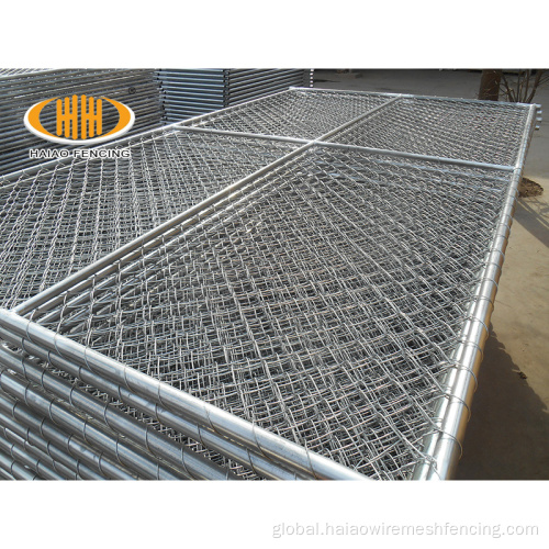 Temporary Removable Fencing galvanized construction movable chain link mesh Manufactory